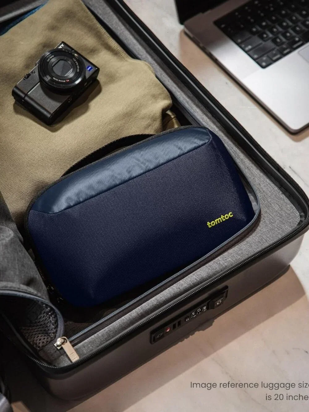 Tech Organizer Pouch for MacBook Accessories, Cables & Chargers